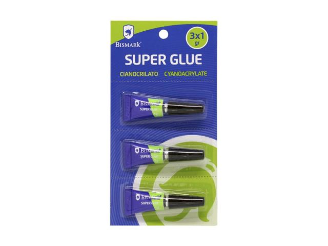 PEGAMENTO SUPER-GLUE 1 GR. BLISTER 3 UDS.