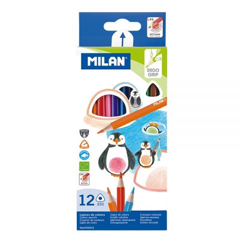 PINTURA MILAN TRIANGULAR CAJA 12U.