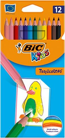 PINTURA TROPICOLORS BIC 12 COL.