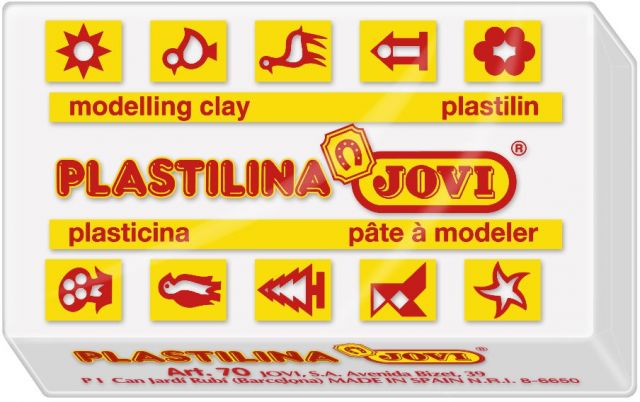 PLASTILINA JOVI Nº 70  BLANCA