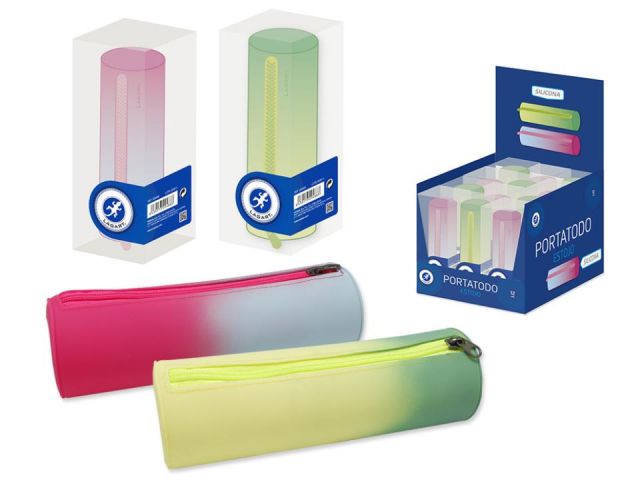 PORTATODO REDONDO SILICONA RAINBOW