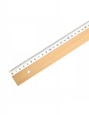 REGLA ESCOLAR MADERA 1 MT.