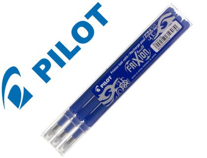 RECAMBIO PILOT FRIXION AZUL, BLISTER 3U.