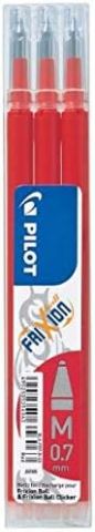 RECAMBIO PILOT FRIXION ROJO, BLISTER 3U.