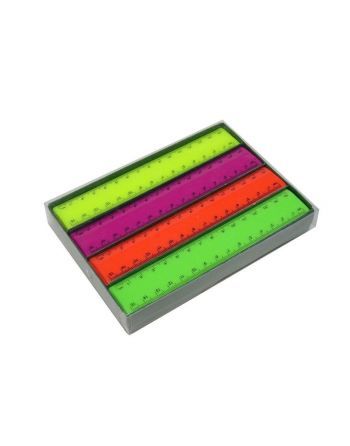 REGLA 15 CM. COL. SURT. BOTE 100 SURT