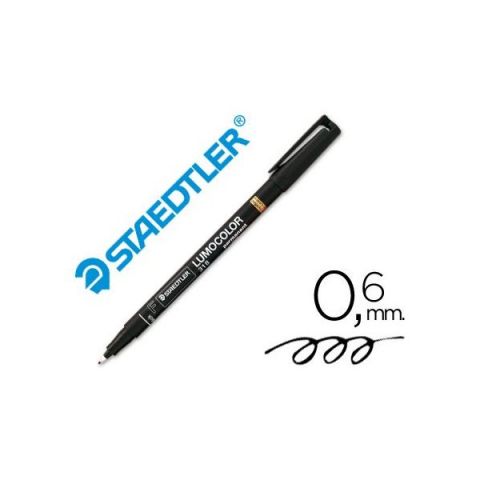 ROTULADOR LUMOCOLOR F NEGRO