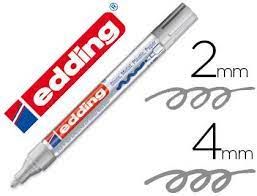 ROTULADOR EDDING 750 PLATA