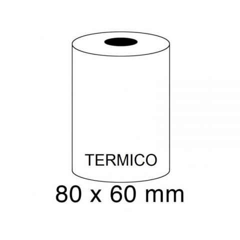 ROLLO PAPEL SUMADORA 80X60 TERMICO