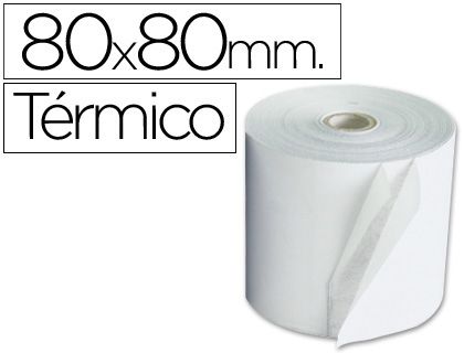 ROLLO PAPEL SUMADORA 80X80 TERMICO