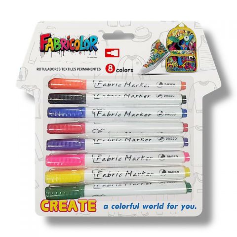 BLISTER ROTULADORES TEXTIL PERMANENTES