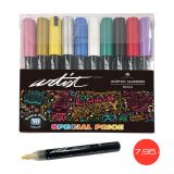 ESTUCHE ROTULADORES ACRILICOS 10 COLORES