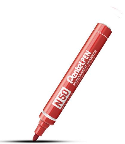 ROTULADOR PENTEL N-50 ROJO