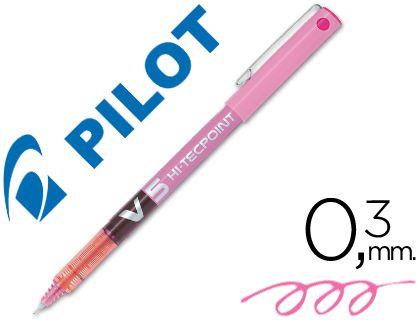 ROTULADOR PILOT V-5 ROSA