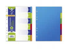 SEPARADORES RIGIDOS A4 6 PESTAÑAS