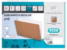 SUBCARPETA FADE FOLIO SIMPLE 170 GRS KRAFT ECO