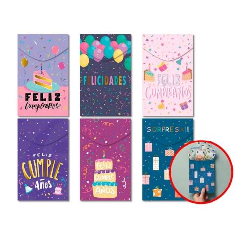 TARJETA-SOBRE DINERO CUMPLEANOS