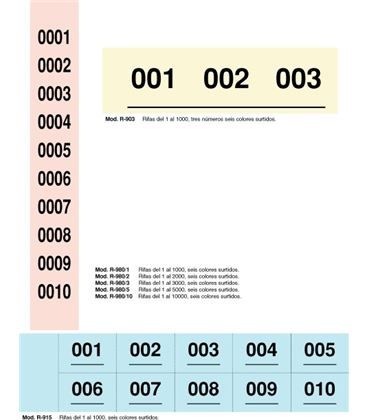 TALONARIO RIFAS 1 A 10000