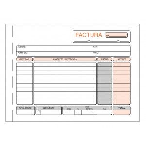 TALONARIO FACTURA 4º AP. DUPL. AUTOC.