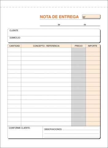 TALONARIO ENTREGAS 4º NAT. TRIP.AUTOC.