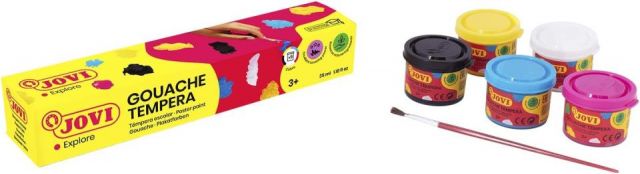 TEMPERA JOVI 505, c/5 botes col. surt.