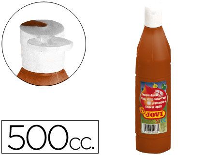 TEMPERA LIQUIDA JOVI 500 M.L. COL. MARRON