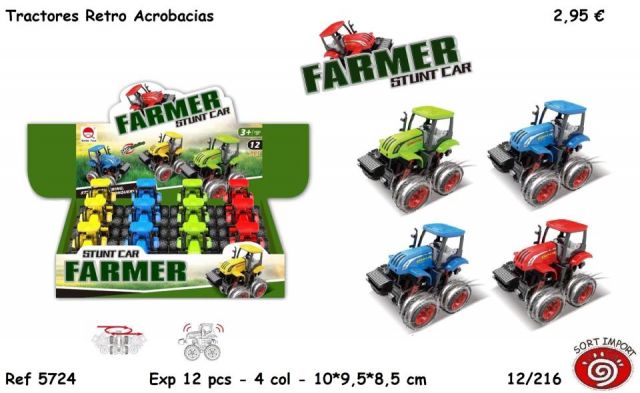 TRACTOR RETRO ACROBACIAS EXP-12-SURT